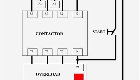 New Simple Contactor Wiring Diagram | Electrical circuit diagram