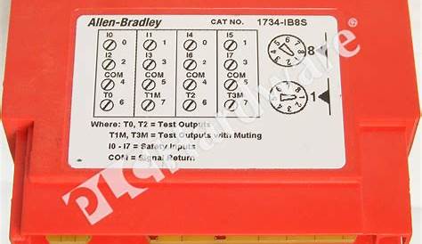 PLC Hardware - Allen Bradley 1734-IB8S Series B, Surplus Open Pre-owned
