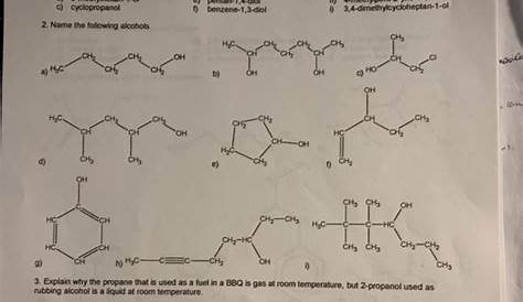 functional groups organic chemistry worksheet