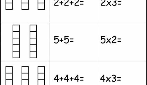 multiplication for beginners worksheets