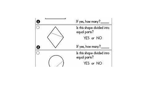 First Grade Math 2D, 3D Shapes and Equal Parts | First grade math