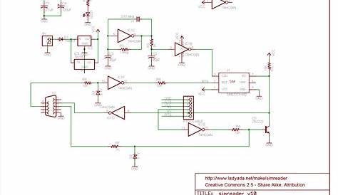 gsm sim card reader circuit diagram