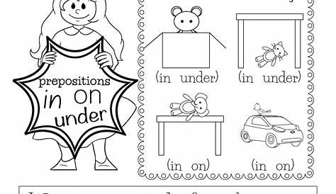 worksheet for kindergarten english
