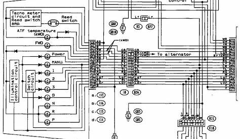 subaru 1990 legacy wiring diagram