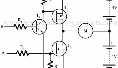 h bridge circuit for motor control | Best Engineering Projects