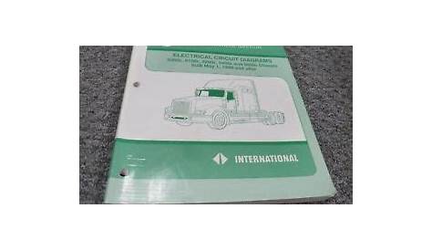 2003 International 9400i 9900i Truck Electrical Wiring Diagrams Manual