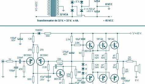 1000w Audio Amplifier Circuit Diagram - Uploadist