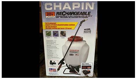 chapin backpack sprayer manual