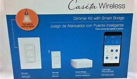 Dimmers 41984: New Lutron Caseta Wireless P-Bdg-Pkg1w In-Wall Dimmer Kit W Smart Bridge White