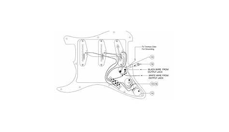 Wiring Diagram Fender Stratocaster Guitar - Wiring23