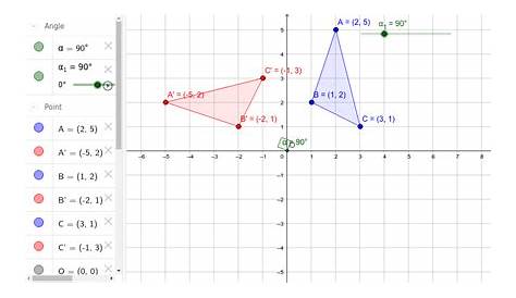 rotations on the coordinate plane worksheets