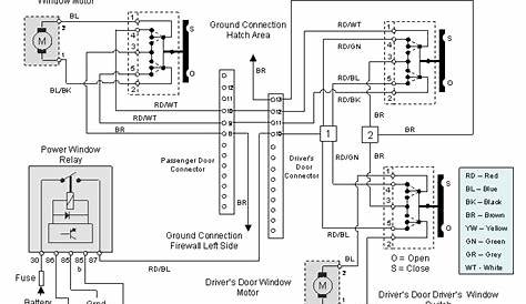 Car Power Window Circuit Diagram