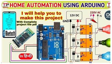 HomeAutomation Using Arduino And Bluetooth Module | with complete