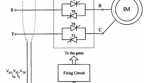 3 phase soft starter circuit diagram