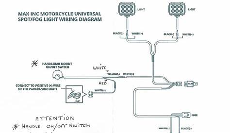 motorcycle auxiliary lights wiring diagram