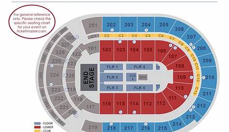 vibrant arena seating chart with seat numbers