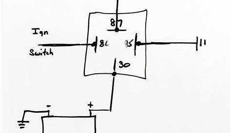 wiring diagram fan relay switch