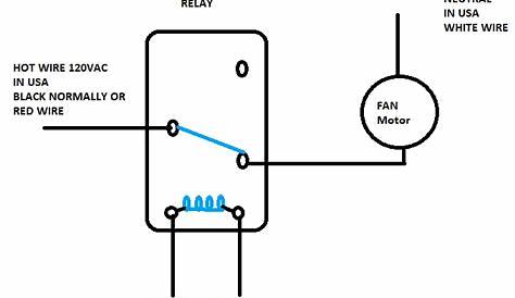 furnace fan relay wiring diagram