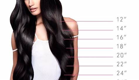 weave hair length chart