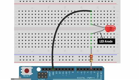 How To Make Led Blinking Circuit Arduino - Wiring Diagram