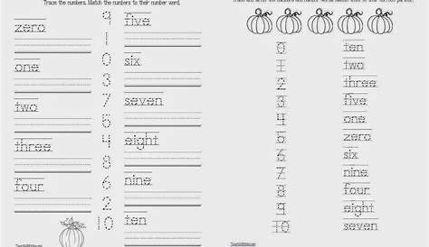 12 Best Images of To Ten Number Words Worksheet - Free Printable Preschool Writing Worksheets