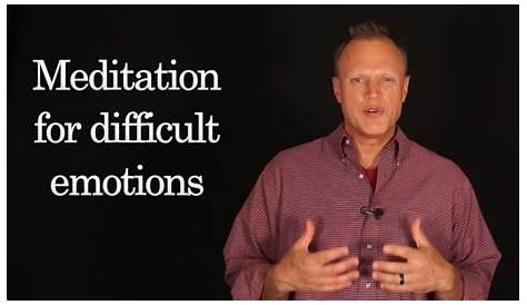 Meditation Coach: Dealing with difficult emotions - YouTube
