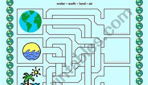 The earth - ESL worksheet by anuska8