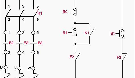 draw the circuit diagram of sequential control of three motors