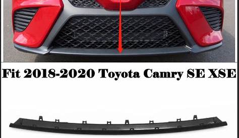 Fits For 2018 2019 2020 TOYOTA Camry Front Bumper Grille Lower Molding