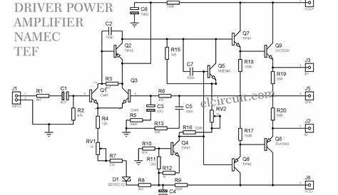 driver amp circuit diagram