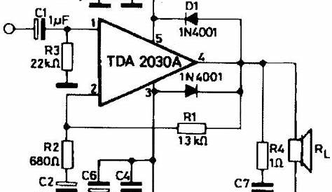 2030 audio amplifier circuit diagram