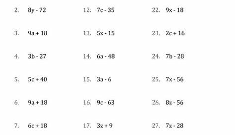 Factoring Quadratic Trinomials Worksheet — db-excel.com