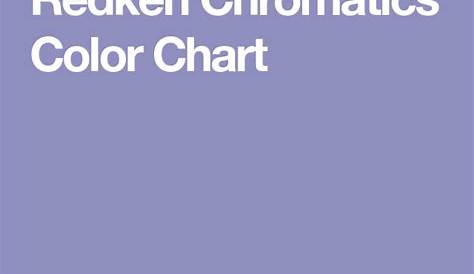 Redken Chromatics Color Chart | Redken chromatics, Redken chromatics