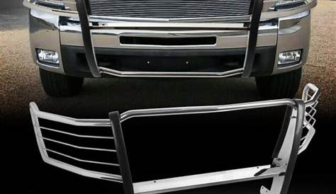 Fits 2007-2013 Silverado 2500/3500 Stainless Steel 1.5"Bumper Grille