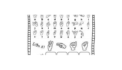 how to sign worksheets in asl