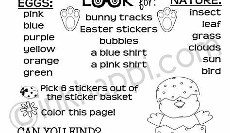 Easter Egg Hunt all planned out for you plus free printables! - inkhappi