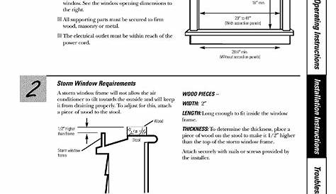 GE AGH24DAM1 User Manual ROOM AIR CONDITIONER Manuals And Guides L0303192