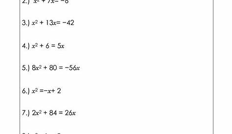 7 Best Images of Solving Square Root Equations Worksheet Completing the