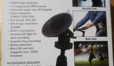 Magnavox Mini Action Camera 1080p Video Record Instructions - actioncamw