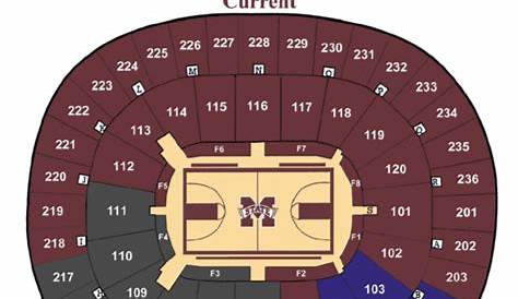 Humphrey Coliseum Seating Chart printable pdf download