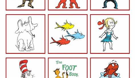 Dr Seuss Characters Printables