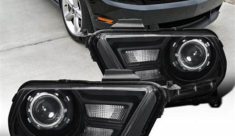 2010 ford mustang headlights