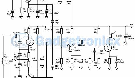 vlf metal detector circuit diagram
