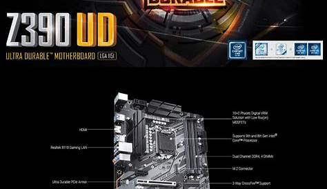 Buy Gigabyte Z390-UD Motherboard [Z390-UD] | PC Case Gear Australia