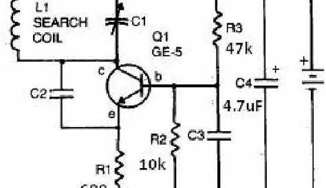 Small Metal detector schematic circuit