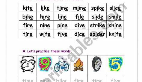 long vowel sound worksheet