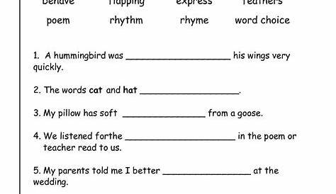 Second Grade Worksheets | Vocabulary word worksheet, Language