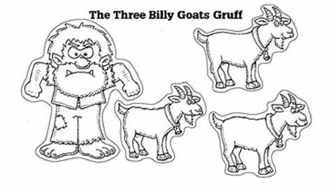 the story of the three billy goats gruff printable