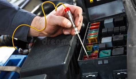 Car electric repair stock photo. Image of land, mechanic - 54022494