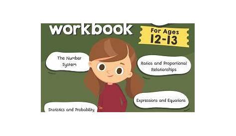 Math Workbook Grade 7 (Ages 12-13) by Tuebaah